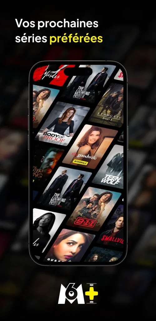 Capture d’écran de l’application M6+