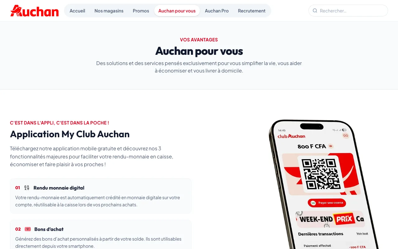 auchan.ci — Auchan pour vous